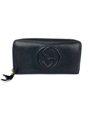 Gucci Soho Black Leather Wallet